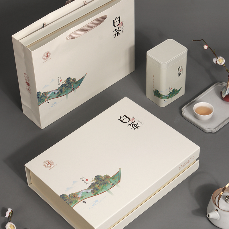 绿茶/白茶/春茶茶叶礼盒包装盒空礼盒高档礼品盒安吉