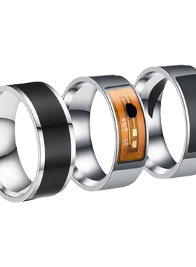 FC手机标签智能戒指不锈钢智能穿戴指环智能戒指nfc 现货韩版时尚