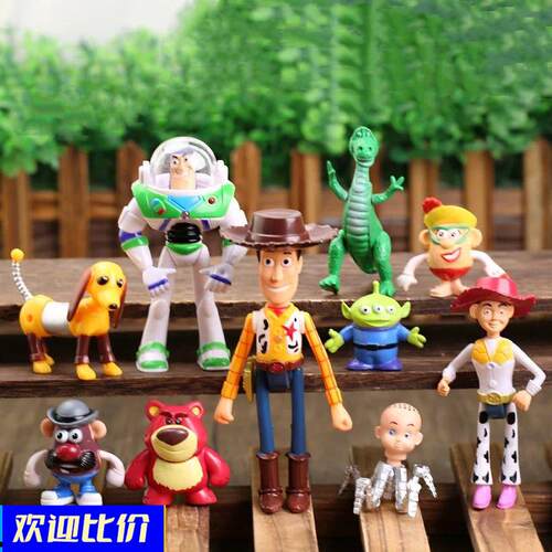 ToyStory4WoodyBuzzLightyForkyRexActionFiguresColle