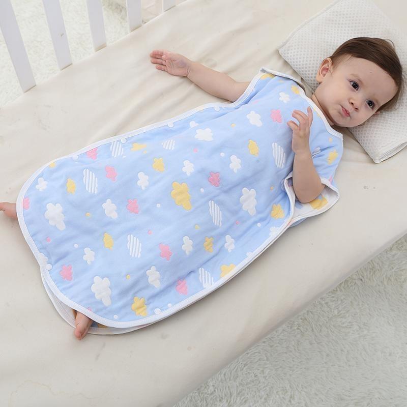 新款式婴儿童睡袋夏季薄款宝宝空调房护肚睡衣无袖防踢被神器
