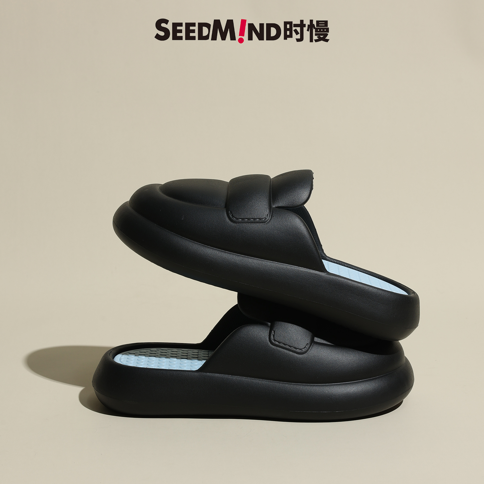 包头半拖鞋女士厚底勃肯鞋办公室