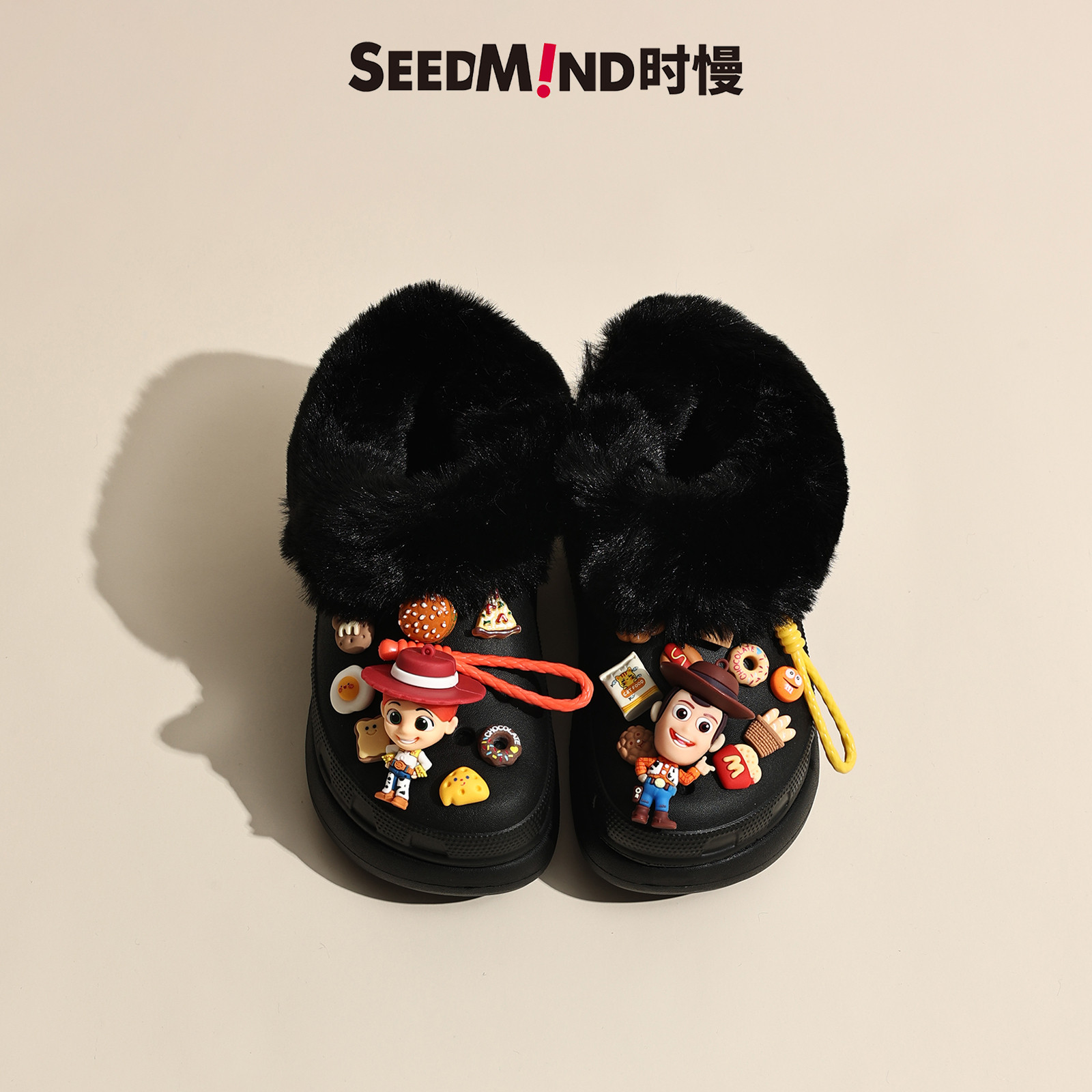 Seedmind心血来潮打扮我的洞洞鞋咯~婚纱秀禾不累脚两穿高跟婚鞋