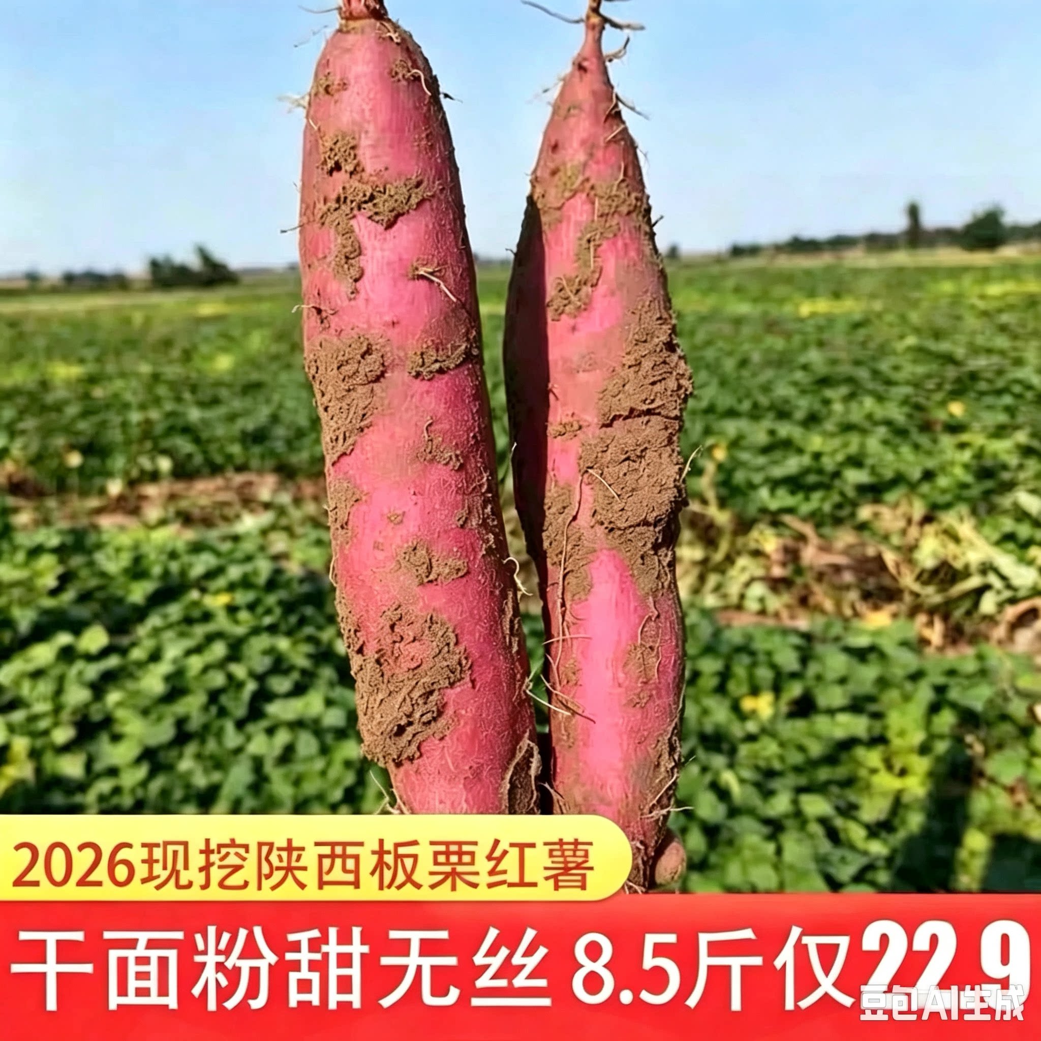 陕西白心板栗红薯沙地蜜薯2026新鲜地瓜正宗农家大山芋小番薯图片
