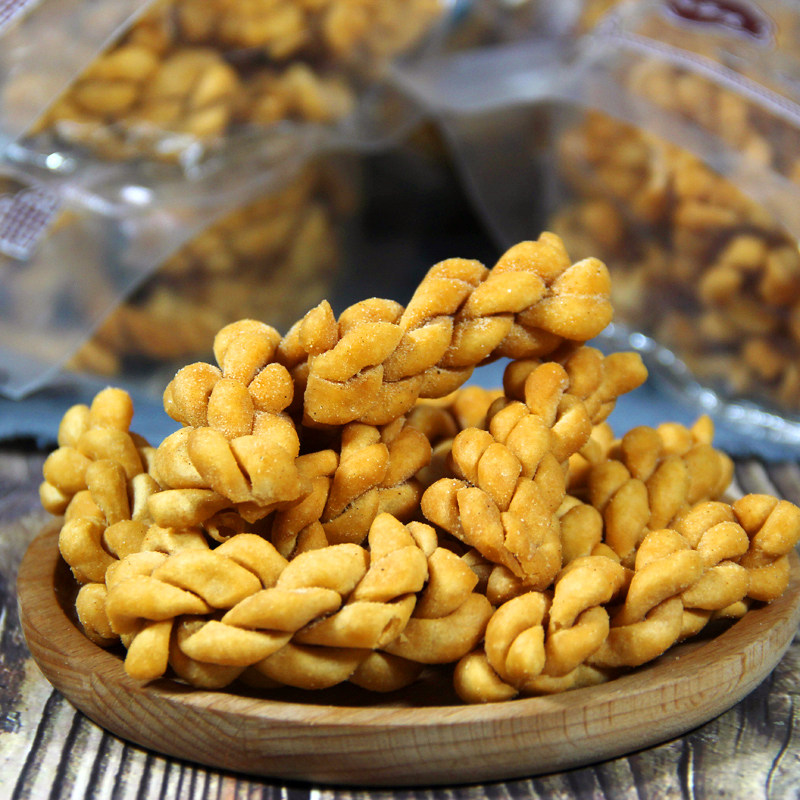 河南特产开封美食张记酥脆小麻花多味大包年货零食网红书店街推荐