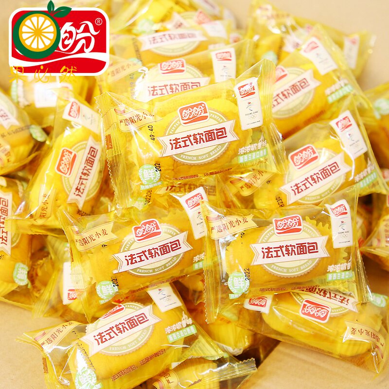 盼盼法式软面包小蛋糕营养早餐食品整箱下午茶糕点点心小零食小吃