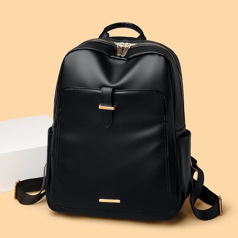 高级感时尚百搭女士双肩包女式