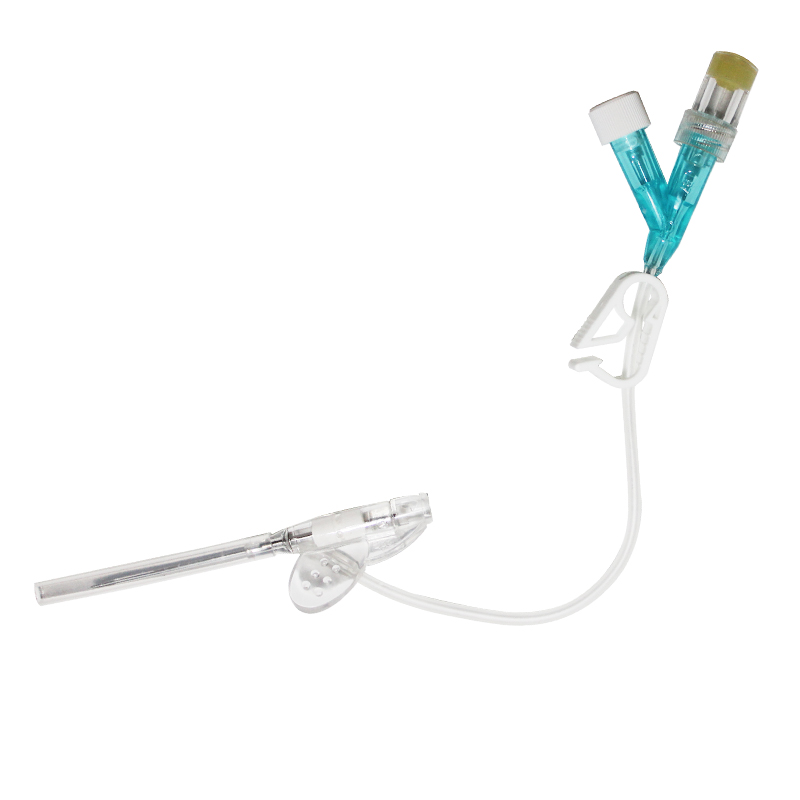 医用一次性无菌静脉留置针26g输液针滞留吊针带肝素帽y型qc