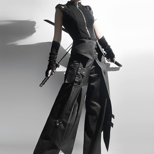 设计师的礼物原创夜刃王子装Lolita正太中性万圣节哥特风基佬套装