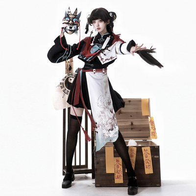 捉妖师国风lolita中华风万圣节
