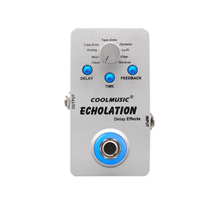 酷乐电吉他合唱失真综合单块效果器延时过载均衡电子琴贝斯混响