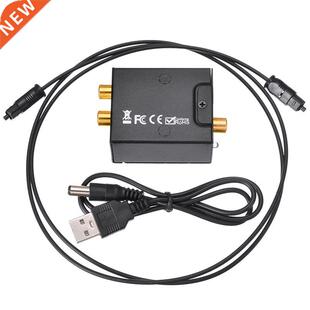 Digitl to nlog udio Converter Opticl Fiber Toslink Cox