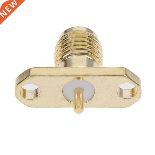 1PC 2 Hole SMA Female Panel Flange Jack With Solder Post Ter