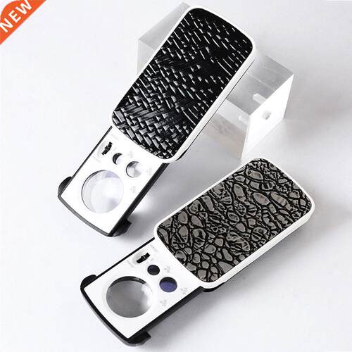 0X 60X 90X Small Handheld Magnifying Glass Portable Foldabl