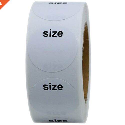 500pcs/roll 1inch Round Clothing 