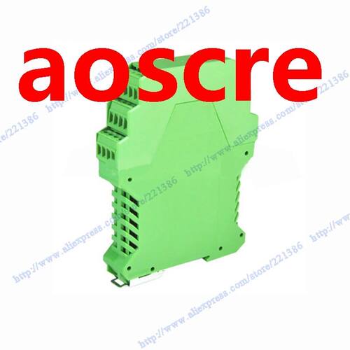 Three level green plastic electronics enclosure plc din rail
