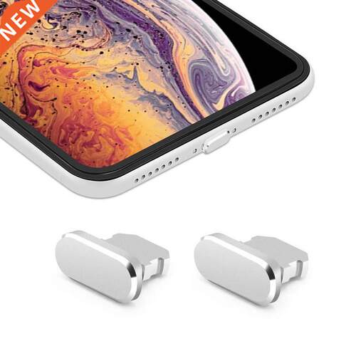 Colorful Metal Anti Dust Charger Dock Plug Stopper Cap Cover