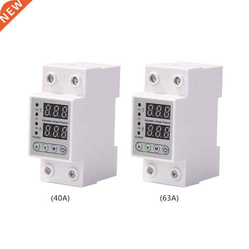 40/6A 220V Digital Over/Un Voltage Protector Automatic C