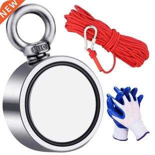 1Set Fishing Magnet Nylon Rope High Strength Cord Line Locki