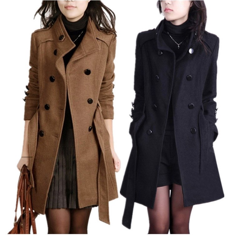 Woolen coat women 2020 autumn and winter foreign trade women