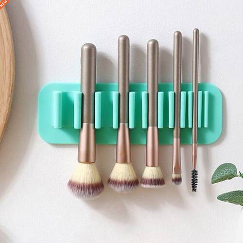 Silicone Makeup Brush Holder Wall-Mounted Soft Durable Reusa