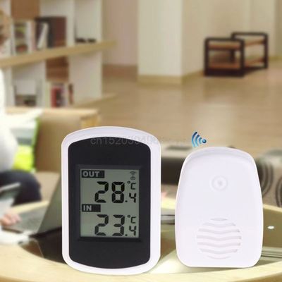 433MHz LCD Digital Wireless Ambient Weather Station Indoor O
