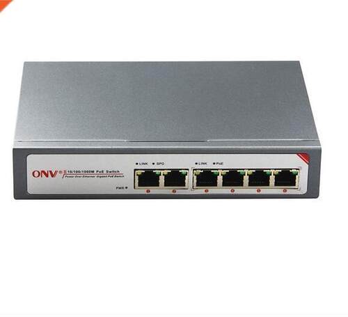 6-Port Ggabt PoE Swtch wth 2 Ggabt Uplnk Ports and 4
