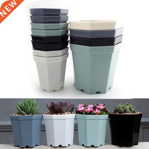 Plastic Octagon Flower Pots Modern Home Window Balcon Office