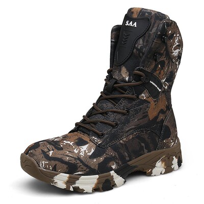 Oxford Waterproof Military Men Tactical Boots Camouflage Dis