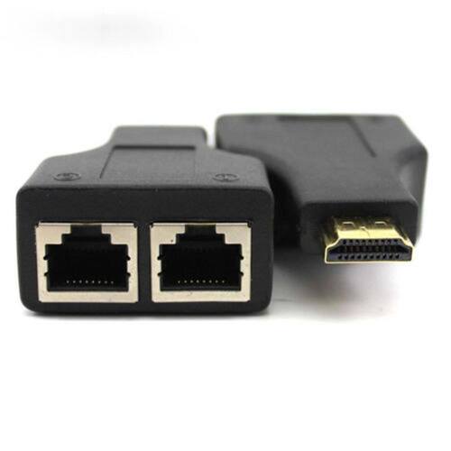 1 Pair Dual 45 CAT5E CAT6 UTP LAN Ethernet Extender Repe