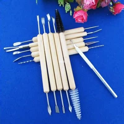 11pcs Clay Sculpting Tool Kit Ceramics Cving Hand Tools Wo