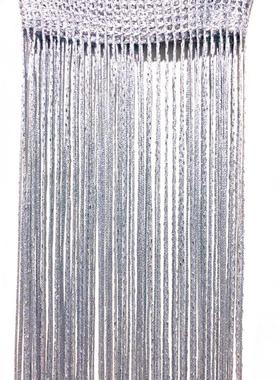 200x100cm Curtain Flash Line Shiny Tassel String Door Decora