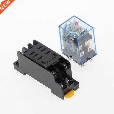 1Set High-quality 12V 24V DC 110V 220V AC Coil Power Relay L