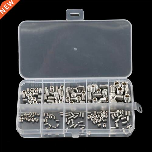 200Pcs 304 Wood Screws Allen Head Socket Hex Set Grub Screw