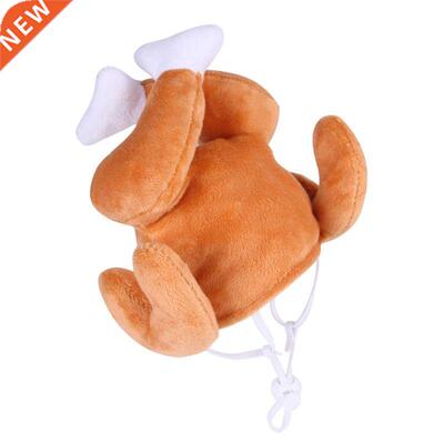 Pet Costume Drumstick Cat Hat Dog DressUp Headwear Neck Ear