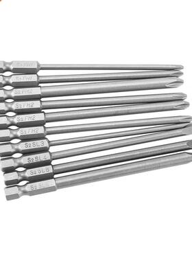 10pcs Anti Slip Phillips Bits Set PH1 Ph2 100mm Power Tools