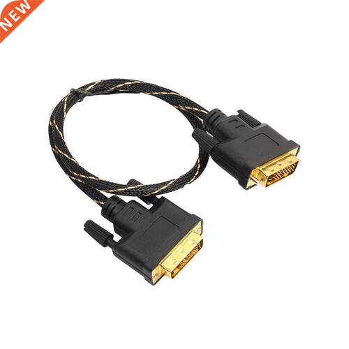 1m / 3m / 5m Black Gold Screen Gold Plated Dvi24 + 1 Public