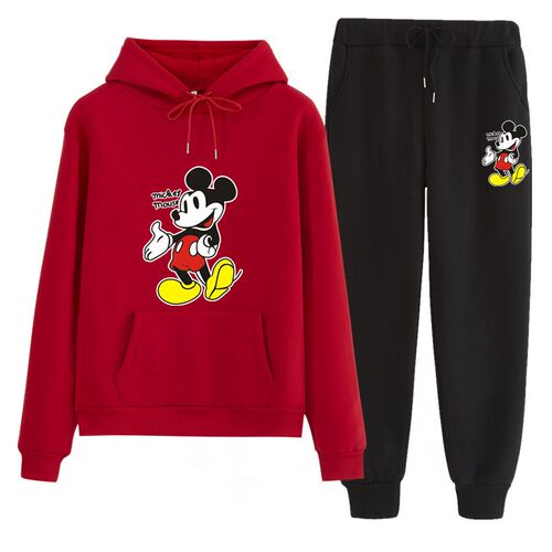 Disney Mickey Mouse Sportswear Fashion cartoon woman 2-piece