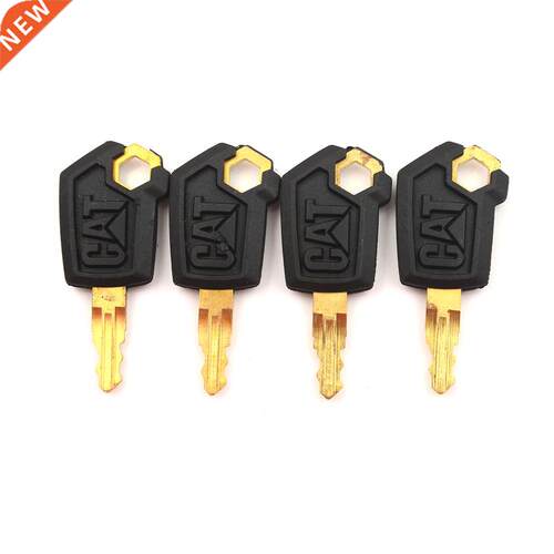 4PCS/lot Black & Gold Key Excavator Cab Key Parts Fo