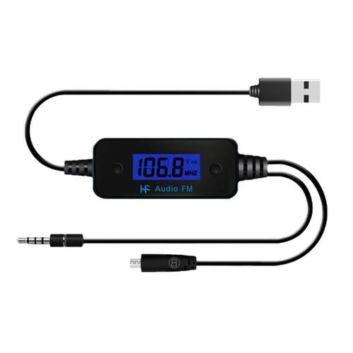 3 in1 Mini 3.5mm USB Car FM Music Audio Transmitter and Rece