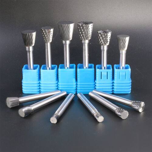 Single-Cut N Type Head Tungsten Carbide Alloy Rotary File To