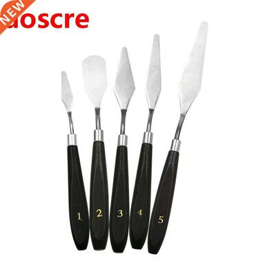 5pcs Professional Stainless Steel Spatula Kit Palette Knife