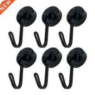 6Pcs Magnetic Hooks 0LB Powerful Heavy Duty Magnet Holder W