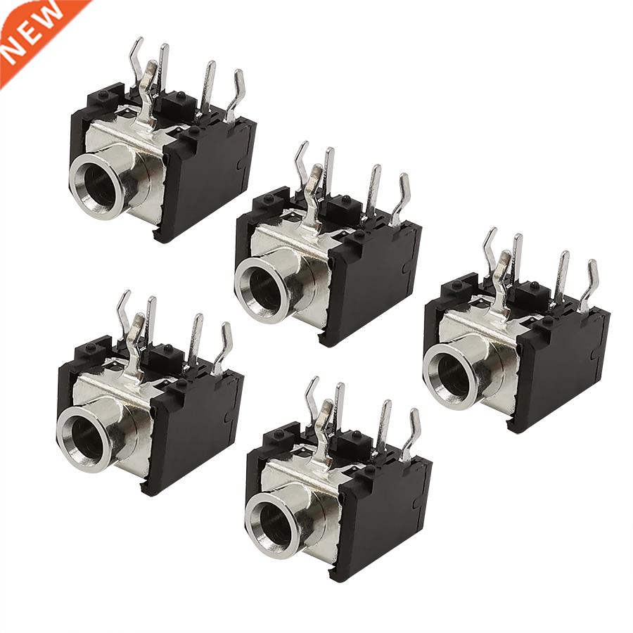 5Pcs/lot PJ-306 3.5mm Female Jack Stereo Audio 5 Pin DIP Hea