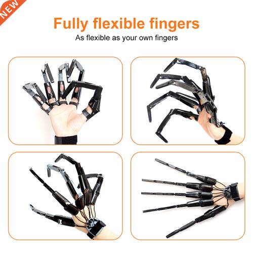 D Printed Plastic Fingers Halloween Articulated Skeleton Sk