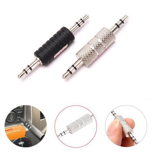 3.5mm Stereo Male to Male Jack Audio Plug Connector/Coupler