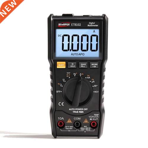 LCD Pocket Multimeters 6000 Counts True RMS Flashlight Voltm