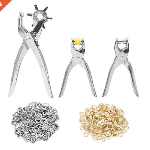 3Pcs/Set Leather Hole Punch Pliers Repair Tool Leathercraft