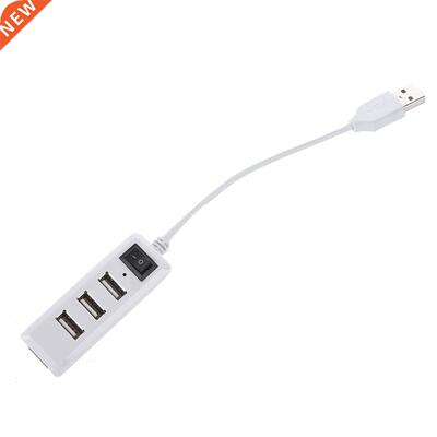 USB 2.0 HUB, 4 Port, with on/off Switch High-speed 480 Mbps