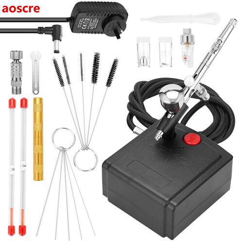 Airbrush Compressor Set Spray Gun Sandblaster Sandblasting G