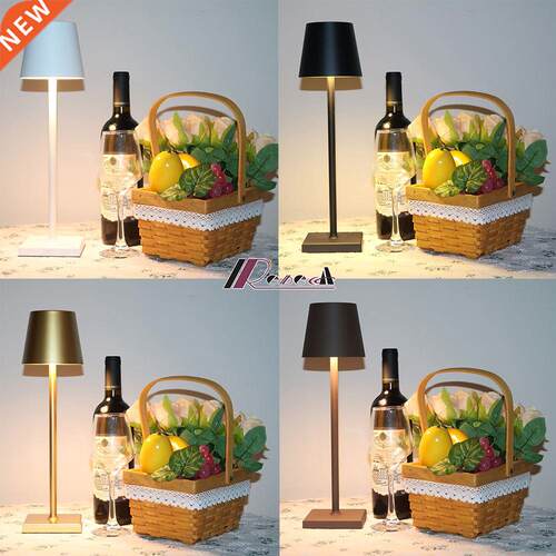 USB Aluminum Alloy Desk Lamp LED Rechargeable Table Lights f